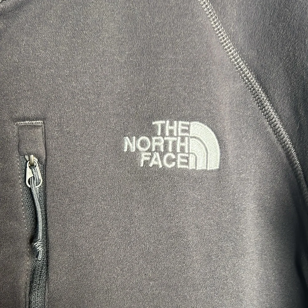 The North Face Men's Large Gray Sweatshirt Fleece Full Zip Jacket